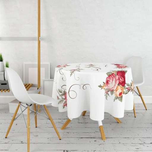 Fata de masa, Pearl Home - Kitchen, 994PRL1118, Poliester , Imprimeu 3D, Multicolor