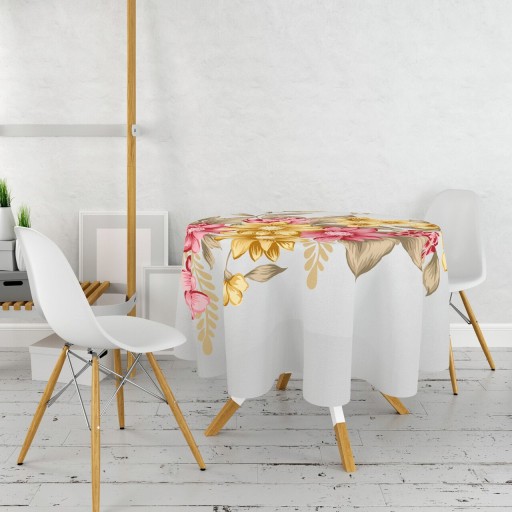 Fata de masa, Pearl Home - Kitchen, 994PRL1127, Poliester , Imprimeu 3D, Multicolor