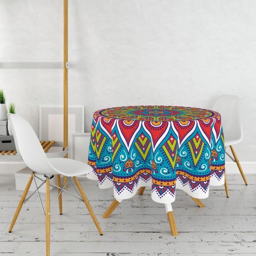 Fata de masa, Pearl Home - Kitchen, 994PRL1109, Poliester , Imprimeu 3D, Multicolor