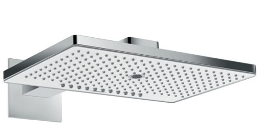 Palarie de dus Hansgrohe Rainmaker Select 460 3 jeturi  cu brat de perete 460mm  alb-crom