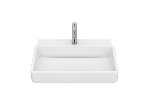 Lavoar Roca Tura 60x43cm  fara orificiu preaplin  alb mat