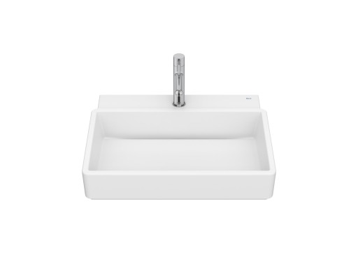 Lavoar Roca Tura 55x43cm  fara orificiu preaplin  alb mat