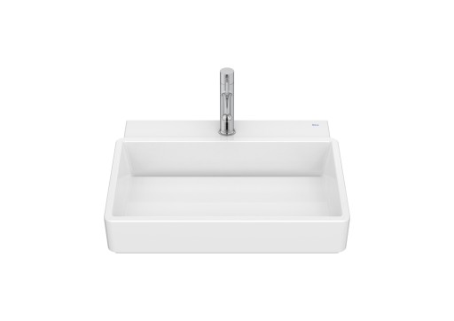 Lavoar Roca Tura 55x43cm  fara orificiu preaplin  alb