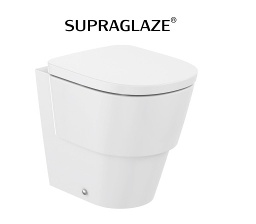 Vas wc Roca Tura Rimless back-to-wall  50x36cm  alb Supraglaze