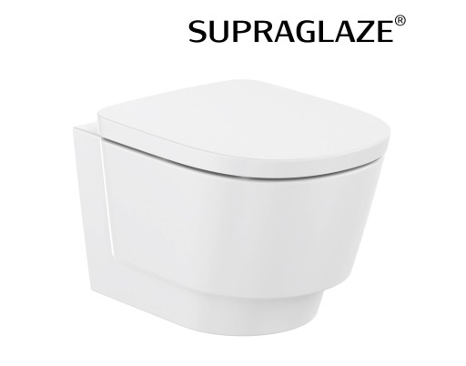 Vas wc suspendat Roca Tura Rimless  fixare ascunsa  50x36cm  alb Supraglaze