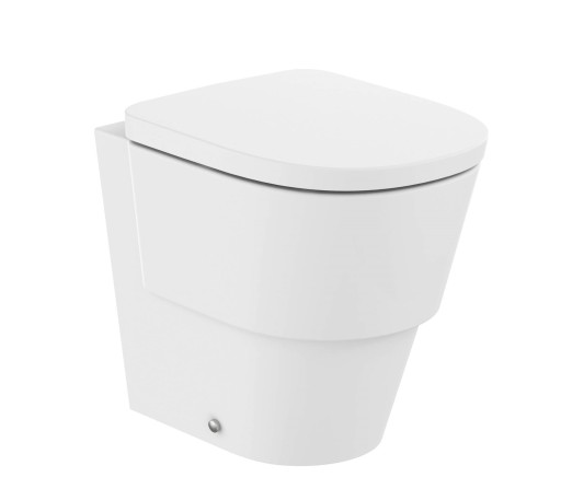 Vas wc Roca Tura Rimless back-to-wall  50x36cm  alb mat