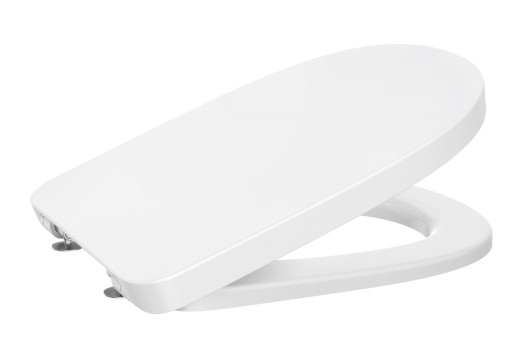 Capac wc Roca Tura cu inchidere lenta si Quick Release  alb