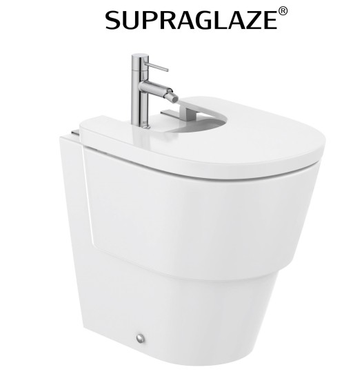 Bideu Roca Tura back-to-wall  50x36cm  alb Supraglaze