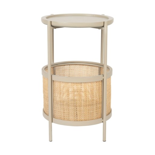 Măsuță auxiliară rotundă ø 30 cm Makoto – White Label