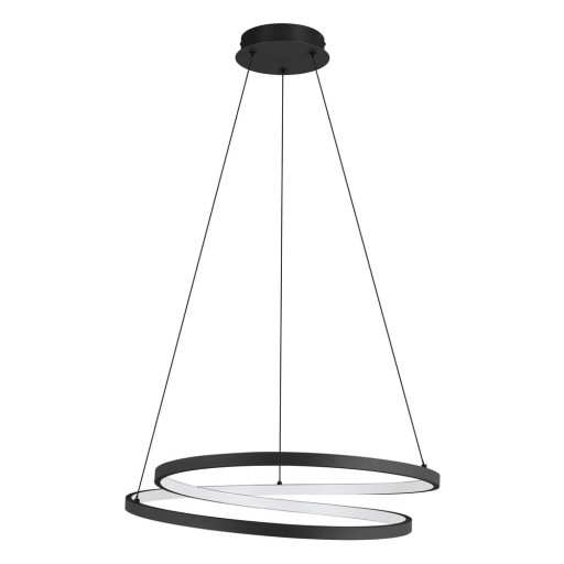 Lustră neagră LED ø 55 cm RUOTALE – EGLO