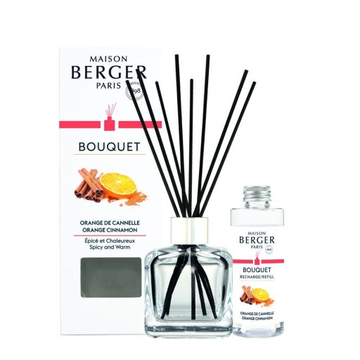 Difuzor parfum camera Maison Berger Ice Cube cu parfum Orange de Cannelle 100ml
