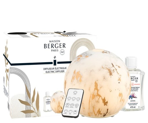 Difuzor ultrasonic parfum Maison Berger Marbrure + parfum Liliflora  475 ml