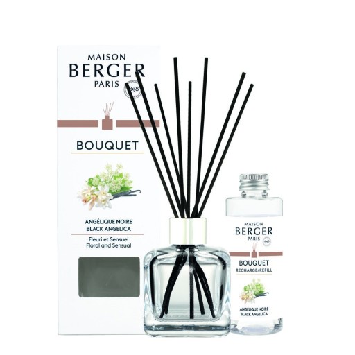 Difuzor parfum camera Maison Berger Ice Cube cu parfum Angelique Noire 100ml