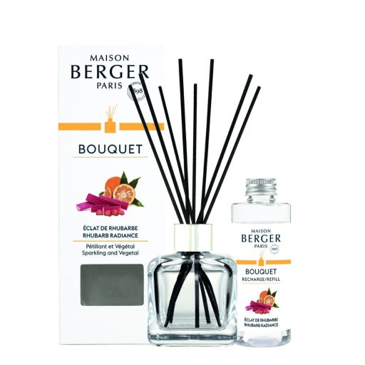 Difuzor parfum camera Maison Berger Ice Cube cu parfum Eclat de Rhubarbe 100ml