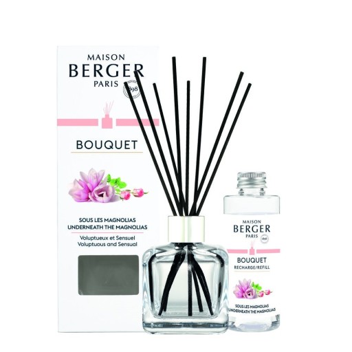 Difuzor parfum camera Maison Berger Ice Cube cu parfum Sous les Magnolias 100ml