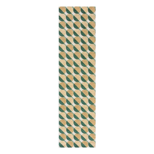 Covor tip traversă galben/verde 60x230 cm Carlos Circle Geo – Flair Rugs