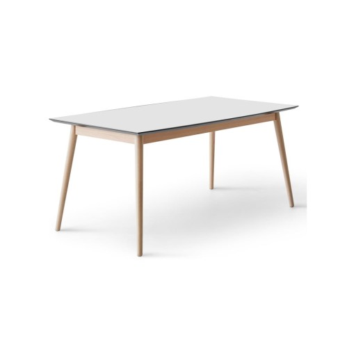 Masă de dining extensibilă cu blat alb cu blat suplimentar 90x165 cm Meza – Hammel Furniture