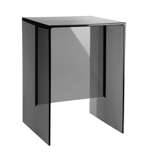 Taburet Kartell Max-Beam  design Ludovica & Roberto Palomba  27x33cm  h 47cm  fume transparent