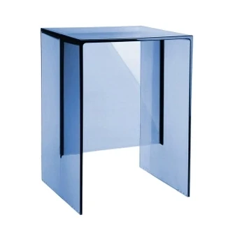 Taburet Kartell Max-Beam  design Ludovica & Roberto Palomba  27x33cm  h 47cm  sunset blue transparent