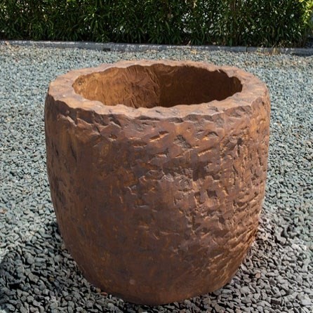 Limestone Planter – Jardinieră din Piatra Naturală pentru Flori & Copaci Ornamentali, Exterior/Interior, 75 x 75 x 70 cm