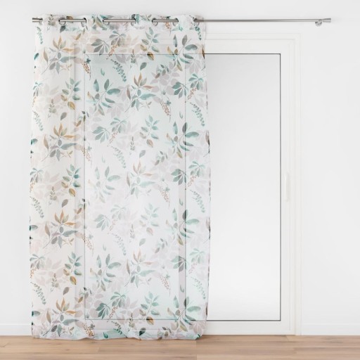 Perdea albă/verde 140x280 cm Dilaris – douceur d'intérieur