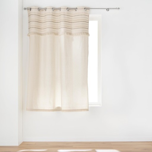 Draperie în culoare naturală 140x180 cm Atlas – douceur d'intérieur