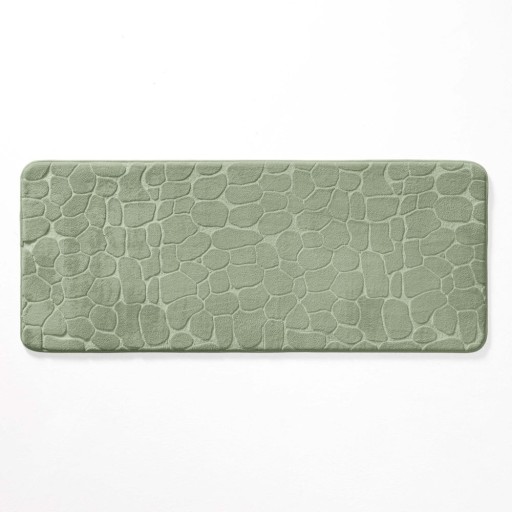 Covoraș de baie verde 50x120 cm Ricochet – douceur d'intérieur