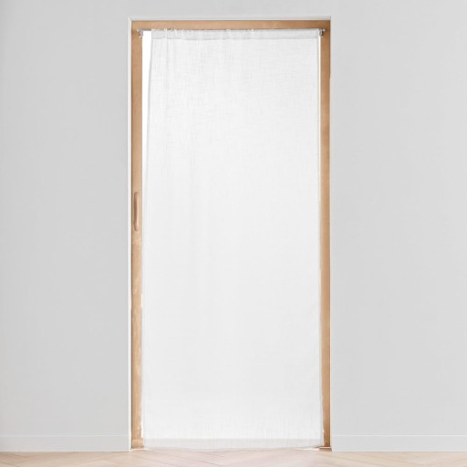 Draperie albă 90x200 cm cu prindere la ușă Haltona – douceur d'intérieur