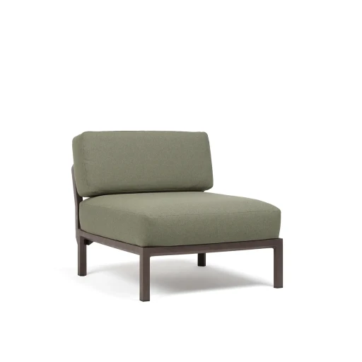 Element central Nardi Maximo  cadru maro Terra  perne verde Timo Sunbrella