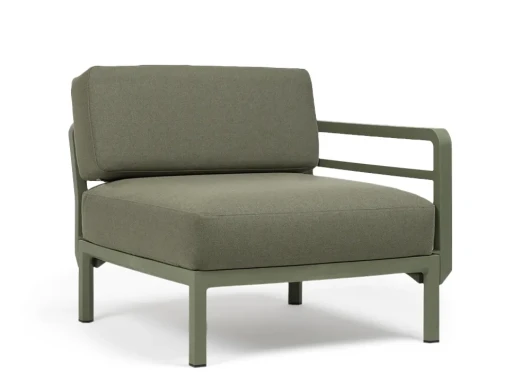 Element terminal Nardi Maximo  cadru verde Cactus  perne verde Timo Sunbrella