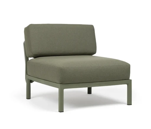 Element central Nardi Maximo  cadru verde Cactus  perne verde Timo Sunbrella