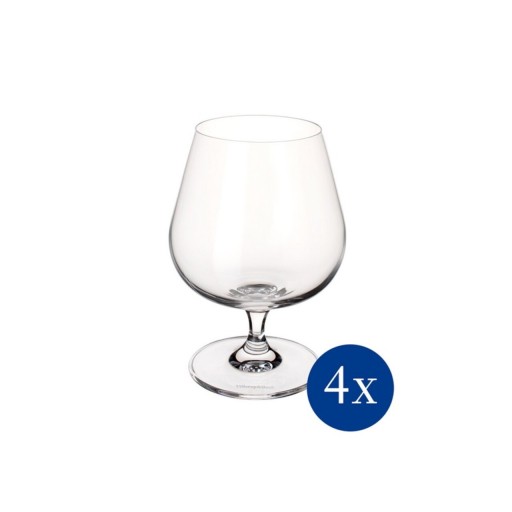 Set 4 pahare de coniac, Villeroy &amp; Boch, Entree, 400 ml, sticla cristal