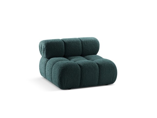 Modul pentru canapea, 1 loc, Bellis-213, Micadoni Home, 94x94x70 cm, tesatura boucle, petrol