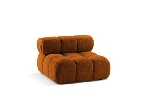 Modul pentru canapea, 1 loc, Bellis-213, Micadoni Home, 94x94x70 cm, tesatura boucle, caramiziu