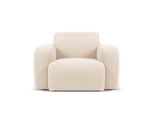 Fotoliu, Molino-101, Micadoni Home, 105x95x72 cm, tesatura boucle, bej
