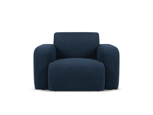 Fotoliu, Molino-101, Micadoni Home, 105x95x72 cm, tesatura boucle, albastru inchis