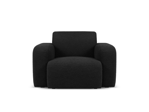 Fotoliu, Molino-101, Micadoni Home, 105x95x72 cm, tesatura boucle, negru