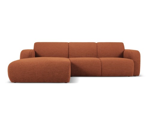 Coltar stanga 4 locuri, Molino-101, Micadoni Home, 250x170x72 cm, tesatura boucle, teracota