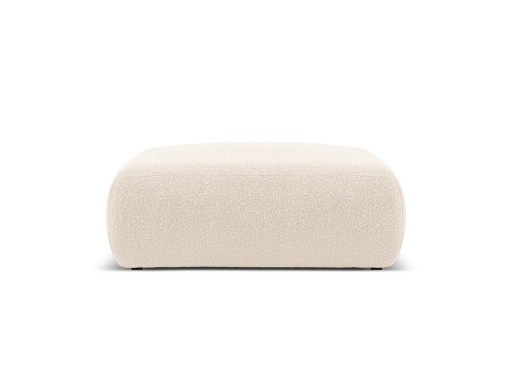 Taburet, Molino-101, Micadoni Home, 100x100x36 cm, tesatura boucle, bej