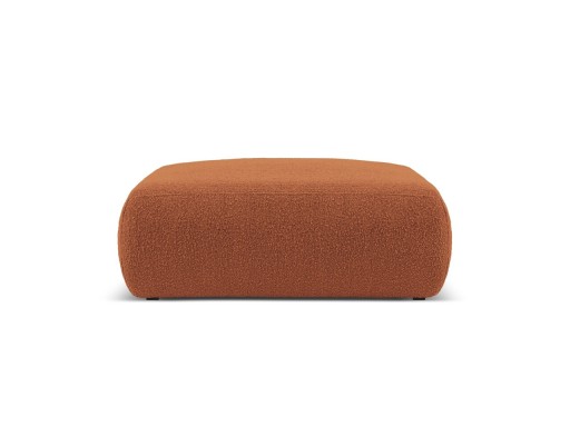 Taburet, Molino-101, Micadoni Home, 100x100x36 cm, tesatura boucle, maro