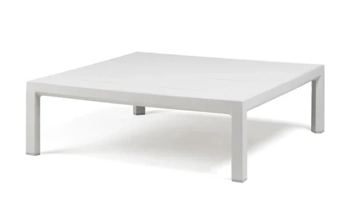 Masuta exterior Nardi Maximo 80x80cm  h25.5cm  alb Gesso