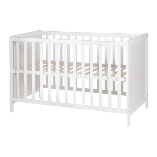 Pătuț alb co-sleeping 60x120 cm Hamburg – Roba