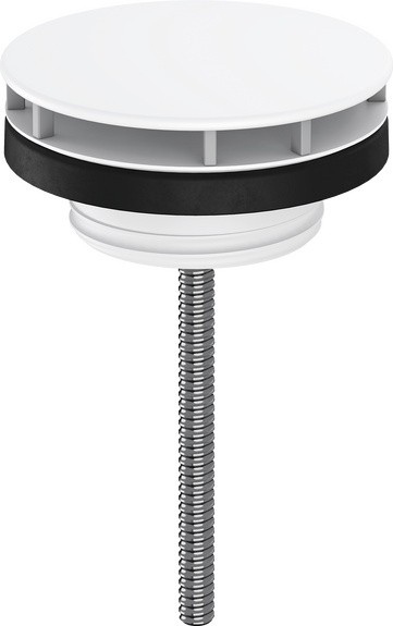 Ventil fix Hansgrohe pentru lavoare fara preaplin  alb mat