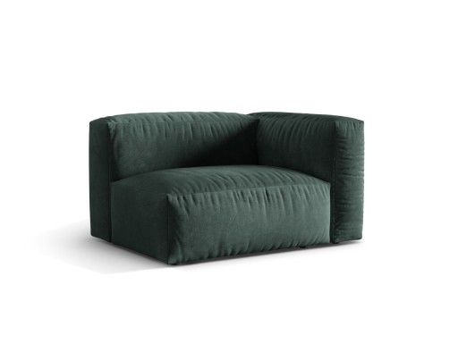 Modul dreapta pentru canapea, 1 loc, Martina-120, Micadoni Home, 121x106x75 cm, catifea, petrol