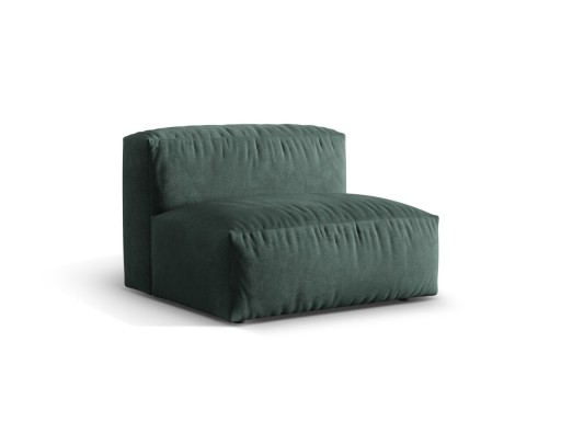 Modul pentru canapea, 1 loc, Martina-120, Micadoni Home, 92x106x75 cm, catifea, petrol