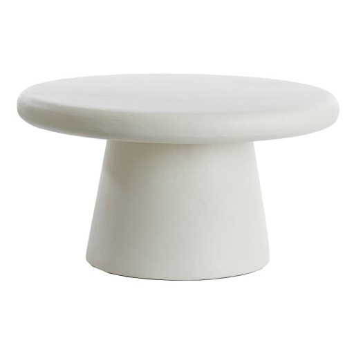 Măsuță de cafea albă rotundă ø 70 cm Kulona – Light & Living