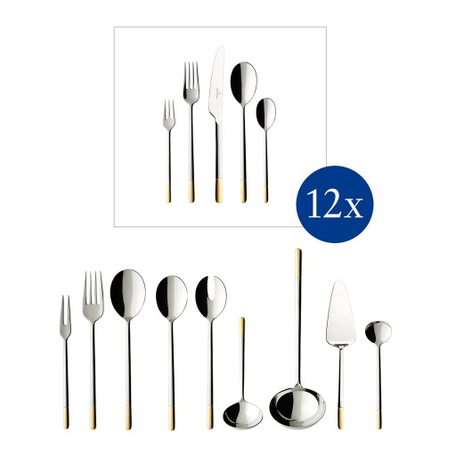 Set tacamuri Villeroy & Boch Ella Gold 70 piese
