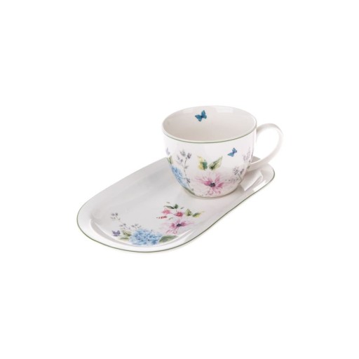 Ceașcă albă pentru espresso din porțelan 450 ml – Dakls