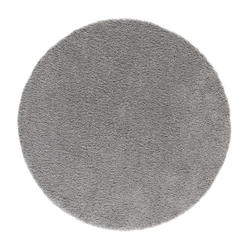 Covor gri deschis rotund ø 130 cm Norge – Universal