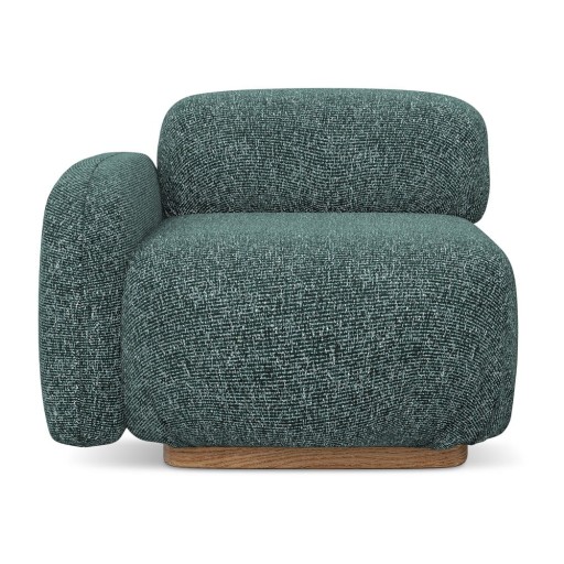 Șezlong modular turcoaz (cu colț pe partea stângă) Ailani – Makamii